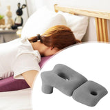 Maxbell Face Down Pillow Soft Versatile Breathable for Abdomen Home Sleeping Grey