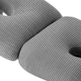 Maxbell Face Down Pillow Soft Versatile Breathable for Abdomen Home Sleeping Grey