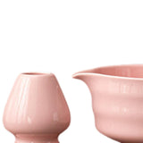 Maxbell Japanese Matcha Whisk Set Tools Matcha Bowl Set for Dining Room Kitchen Home Pink