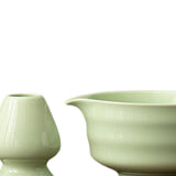 Maxbell Japanese Matcha Whisk Set Tools Matcha Bowl Set for Dining Room Kitchen Home Green