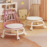 Maxbell Low Rolling Stool Universal Rotatable Roller Seat for Sports Fitness Kitchen