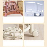 Maxbell Low Rolling Stool Universal Rotatable Roller Seat for Sports Fitness Kitchen