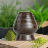 Maxbell Matcha Whisk Stand Reusable for Matcha Tea Set Japanese Matcha Tea Ceremoney Brown