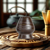 Maxbell Matcha Whisk Stand Reusable for Matcha Tea Set Japanese Matcha Tea Ceremoney Brown