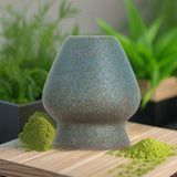 Maxbell Matcha Whisk Stand Reusable for Matcha Tea Set Japanese Matcha Tea Ceremoney Blue