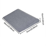 Maxbell Bed Wedge Pillow Height Booster Pad  Multipurpose Removable Cover