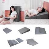 Maxbell Bed Wedge Pillow Height Booster Pad  Multipurpose Removable Cover