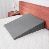 Maxbell Bed Wedge Pillow Height Booster Pad  Multipurpose Removable Cover