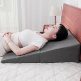 Maxbell Bed Wedge Pillow Height Booster Pad  Multipurpose Removable Cover