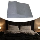 Maxbell Bed Wedge Pillow Height Booster Pad  Multipurpose Removable Cover
