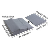 Maxbell Bed Wedge Pillow Height Booster Pad  Multipurpose Removable Cover