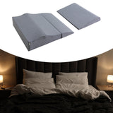 Maxbell Bed Wedge Pillow Height Booster Pad  Multipurpose Removable Cover
