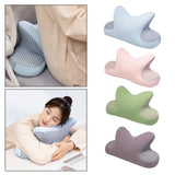 Maxbell Nap Pillow for Desk Multipurpose Soft Chair Rest Washable Cover Back Cushion Blue