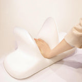 Maxbell Nap Pillow for Desk Multipurpose Soft Chair Rest Washable Cover Back Cushion Blue