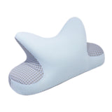 Maxbell Nap Pillow for Desk Multipurpose Soft Chair Rest Washable Cover Back Cushion Blue