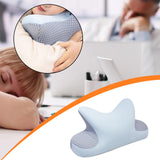 Maxbell Nap Pillow for Desk Multipurpose Soft Chair Rest Washable Cover Back Cushion Blue
