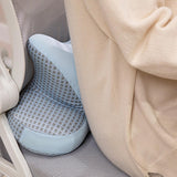 Maxbell Nap Pillow for Desk Multipurpose Soft Chair Rest Washable Cover Back Cushion Blue