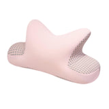 Maxbell Nap Pillow for Desk Multipurpose Soft Chair Rest Washable Cover Back Cushion Pink