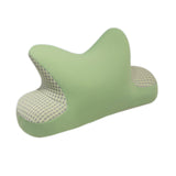 Maxbell Nap Pillow for Desk Multipurpose Soft Chair Rest Washable Cover Back Cushion Green