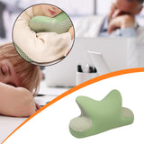 Maxbell Nap Pillow for Desk Multipurpose Soft Chair Rest Washable Cover Back Cushion Green