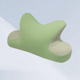 Maxbell Nap Pillow for Desk Multipurpose Soft Chair Rest Washable Cover Back Cushion Green