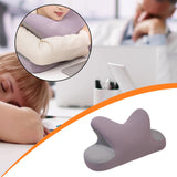 Maxbell Nap Pillow for Desk Multipurpose Soft Chair Rest Washable Cover Back Cushion Light Gray