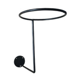 Maxbell Helmet Hanger Organization Wall Mount Display Rack for Basketball Coats Mask Round black