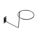 Maxbell Helmet Hanger Organization Wall Mount Display Rack for Basketball Coats Mask Square black