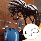Maxbell Helmet Hanger Organization Wall Mount Display Rack for Basketball Coats Mask Square black
