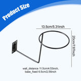 Maxbell Helmet Hanger Organization Wall Mount Display Rack for Basketball Coats Mask Square black