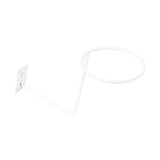 Maxbell Helmet Hanger Organization Wall Mount Display Rack for Basketball Coats Mask Square white