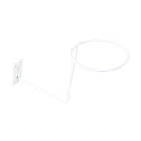 Maxbell Helmet Hanger Organization Wall Mount Display Rack for Basketball Coats Mask Square white