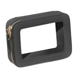 Maxbell Clear Makeup Bag Toiletry Pouch Cosmetic Case Small Toiletry Bag Sister Wife Black