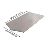 Maxbell PU Leather Table Cloth Stretch Table Protector Reusable Rectangle Tablecloth 70cmx120cm Gray