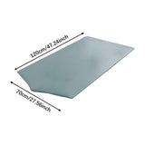 Maxbell PU Leather Table Cloth Stretch Table Protector Reusable Rectangle Tablecloth 70cmx120cm Light Blue
