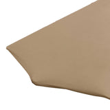 Maxbell PU Leather Table Cloth Stretch Table Protector Reusable Rectangle Tablecloth 60cmx120cm Light Coffee