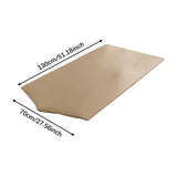 Maxbell PU Leather Table Cloth Stretch Table Protector Reusable Rectangle Tablecloth 70cmx130cm Light Coffee