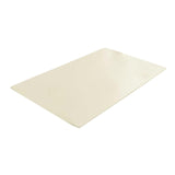 Maxbell PU Leather Table Cloth Stretch Table Protector Reusable Rectangle Tablecloth 70cmx130cm White