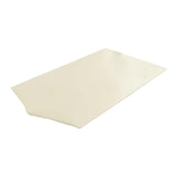 Maxbell PU Leather Table Cloth Stretch Table Protector Reusable Rectangle Tablecloth 70cmx130cm White