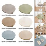 Maxbell Table Cloth Stretchable Oil Anti Table Cover for Picnic Patio Wedding Gray Diameter 60 cm