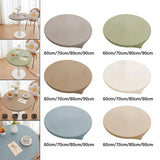 Maxbell Table Cloth Stretchable Oil Anti Table Cover for Picnic Patio Wedding Gray Diameter 60 cm