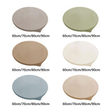 Maxbell Table Cloth Stretchable Oil Anti Table Cover for Picnic Patio Wedding Gray Diameter 60 cm