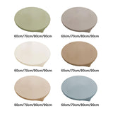 Maxbell Table Cloth Stretchable Oil Anti Table Cover for Picnic Patio Wedding Gray Diameter 60 cm