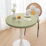 Maxbell Table Cloth Stretchable Oil Anti Table Cover for Picnic Patio Wedding Green Diameter 70 cm