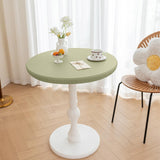 Maxbell Table Cloth Stretchable Oil Anti Table Cover for Picnic Patio Wedding Green Diameter 70 cm
