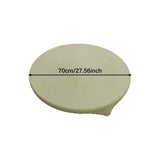 Maxbell Table Cloth Stretchable Oil Anti Table Cover for Picnic Patio Wedding Green Diameter 70 cm