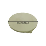 Maxbell Table Cloth Stretchable Oil Anti Table Cover for Picnic Patio Wedding Green Diameter 90 cm