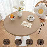 Maxbell Table Cloth Stretchable Oil Anti Table Cover for Picnic Patio Wedding Coffee 80 cm