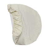 Maxbell Table Cloth Stretchable Oil Anti Table Cover for Picnic Patio Wedding White Diameter 90 cm