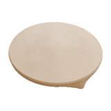 Maxbell Table Cloth Stretchable Oil Anti Table Cover for Picnic Patio Wedding Beige Diameter 80 cm